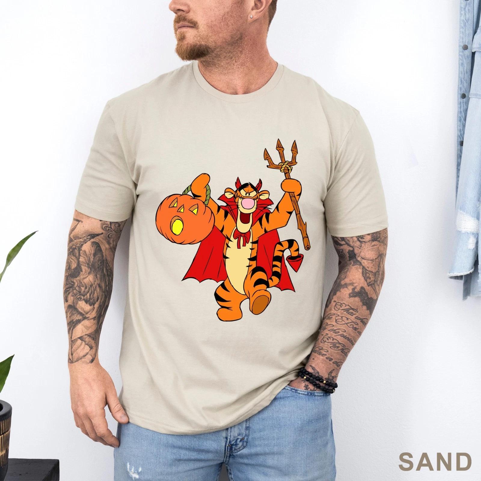 Tigger Pumpkin Evil Costume Halloween Shirt, Tigger Shirt Winnie the Pooh 203612 M