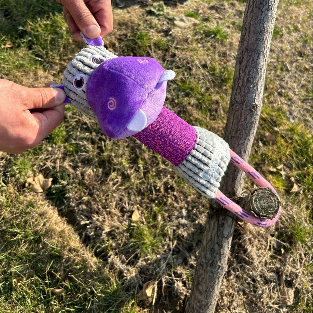 Dog Toy Animals Shape Bite Resistant Squeaky Toys Corduroy Dog Toys for Small Large Dogs Puppy Pets Training Accessories