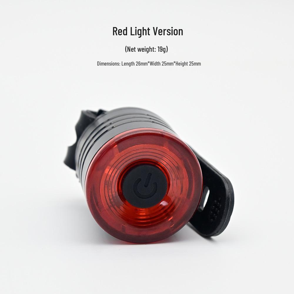 

Светодиодный задний фонарь для велосипеда и шлема - для кемпинга на открытом воздухе, ночной езды и предупредительный фонарь для горного велосипеда, конструкция из алюминиевого сплава красный