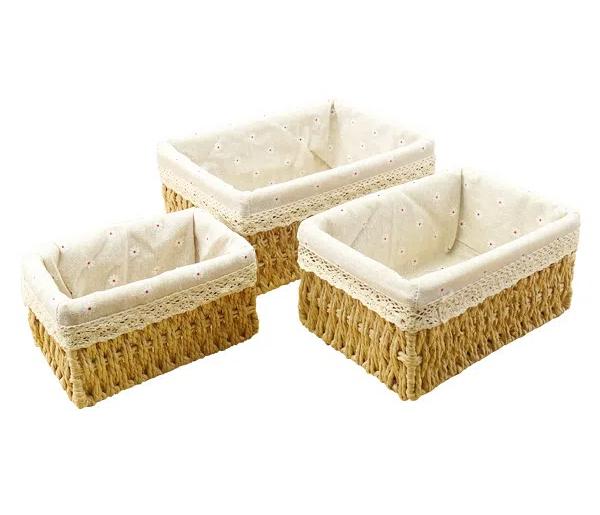 Storage Paper Rope Basket, Storage Basket, Desktop Clutter Sorting, Snack Storage Box, Clutter Basket