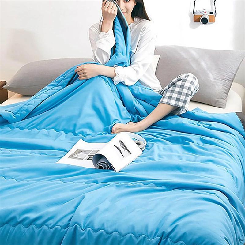 Pătură nouă de vară pentru pat, pătură subțire și ușoară pentru vreme caldă, pentru vară, pilotă pentru aer condiționat