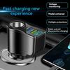New Digital Display Car Fast Charging Dual USB Car Charger Car One To Three Cigarette Lighter 66W Car Multifunctional Charger