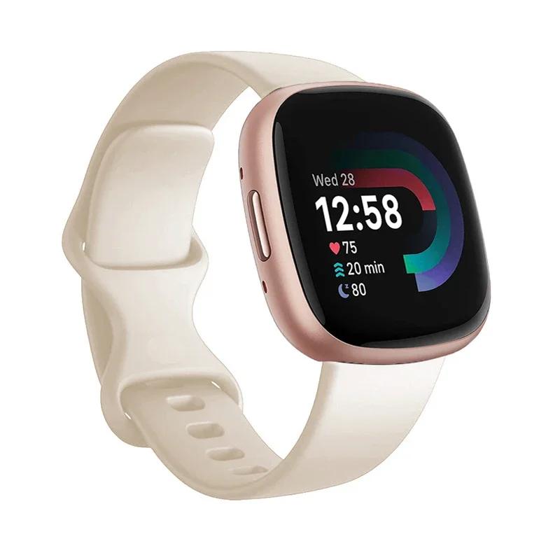 Sport Band For Fitbit Versa 3 Strap Smartwatch Wristband Accessories Watchbands Soft Silicone Bracelet For Fitbit Sense Versa3