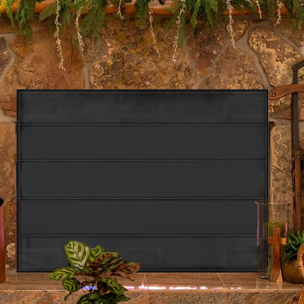 Fireplace Blocker Blanket Fireplace Draft Stopper With Built-in 12 Strong Magnet Stops Heat Loss Flame-Retardant Fire Place