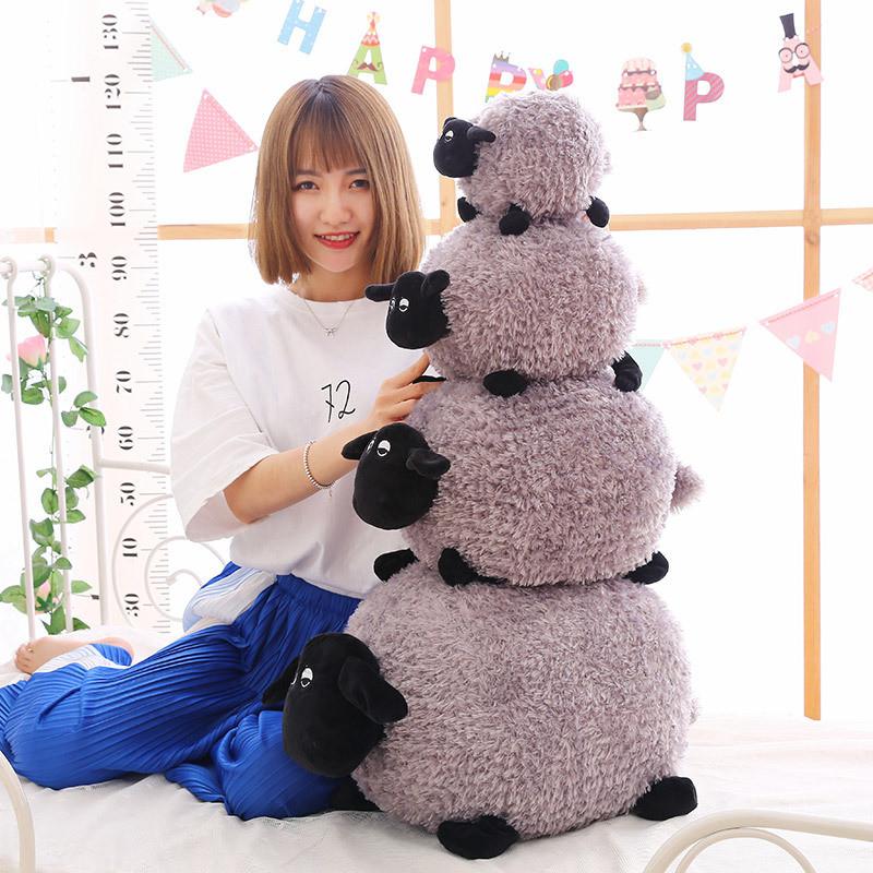 Чарівна м'яка іграшка Шон Баранчик, подушка для пари, м'яка набивна лялька, подарунок