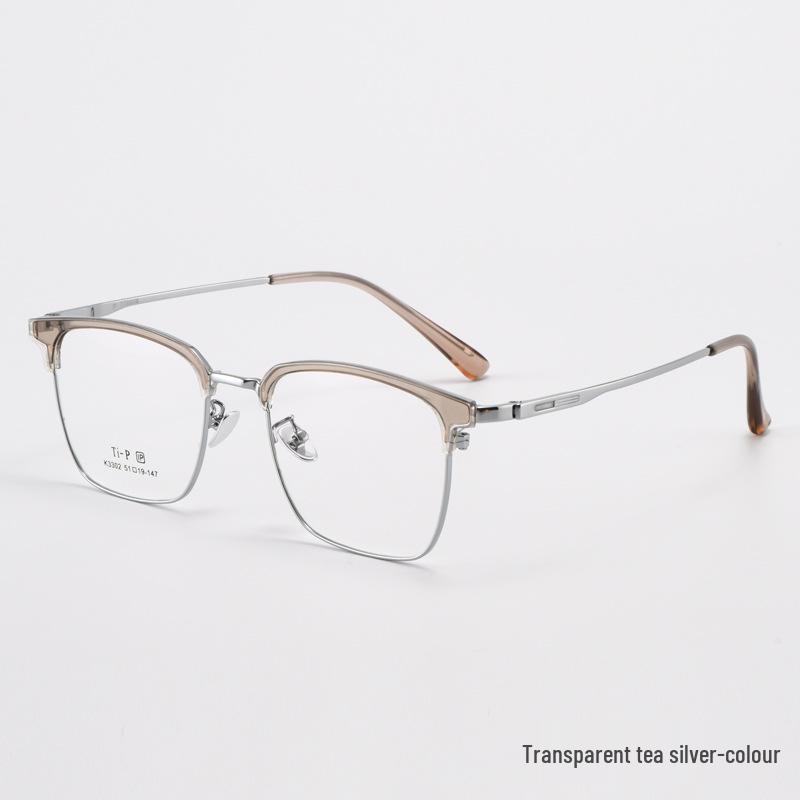 Keming 3302 Сверхлегкая Бизнес Титановая Оправа для Очков Ретро Очки для Близорукости