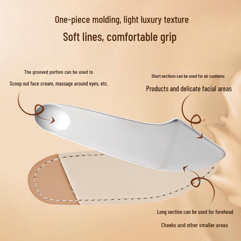 Stainless Steel Foundation & Eye Cream Spatula Set with Beauty Mask Scraper