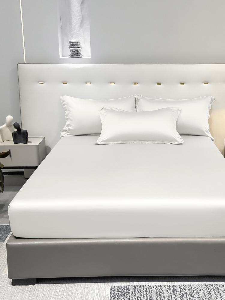 

Четыре Сезона Мужской и Женский Простой Модный Белый Сатин Однотонный Ледяной Шелк Покрывало Дом Спальня Отель 50x135cm белый