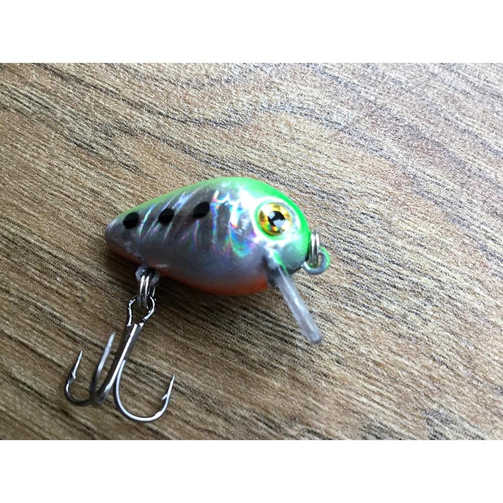 10Pcs Mini Minnow Fishing Lures Laser Hard Bait Shallow Dive Micro Wobbler Trout Perch Bass Artificial Lure with Hooks