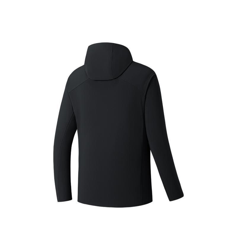 Anta Champion Glory Series Knitted Thick Jacket Men Outerwear Basic-Black 152610701-4
