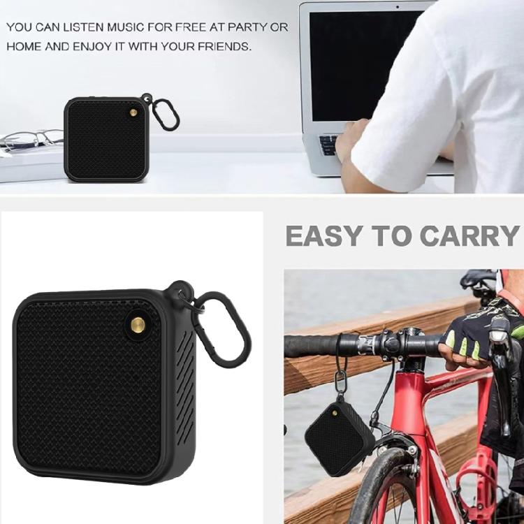 Odporne na warunki atmosferyczne silikonowe etui do głośnika kompatybilnego z Bluetooth z klipsem karabińczykowym Ochrona przygody