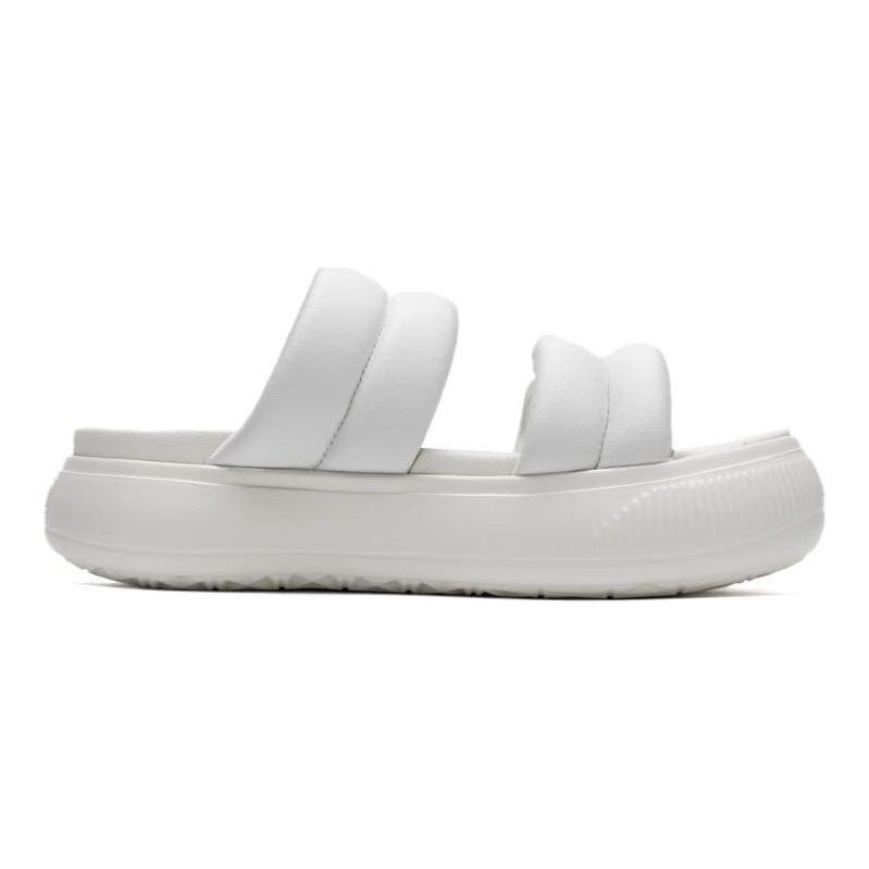 Puma Papuci pufoși Mayu Respirabili Durabili Sandale cu o bandă Papuci de damă Albi 399450-01