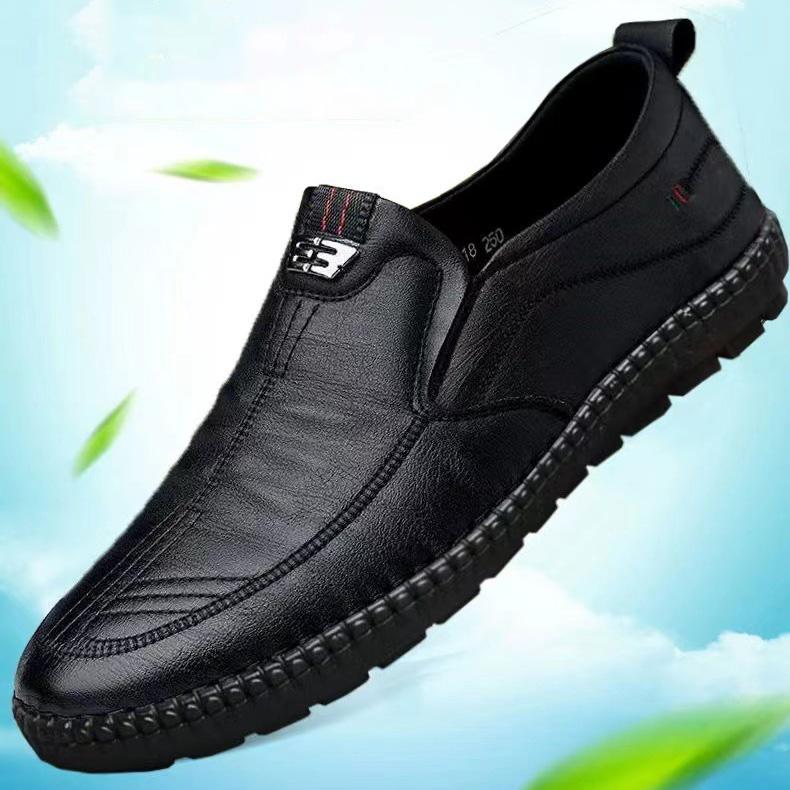 

Мужские туфли из искусственной кожи с мягкой подошвой Soft Surface 39-44 43 чёрный