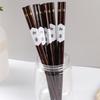 Sushi Noodles Wooden Rustic Elegant Reusable Flatware Chopsticks Tableware Kitchen Utensils