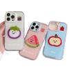 Wave Jelly for Apple Phone Case Transparent for IPhone14 Creative Three-dimensional Fruit Cartoon Girls Cute Phone Case