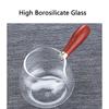 Transparent Glass Sharing Tea Cup Chinese Style Loose Leaf Tea Maker Milk Clear Tea Kettle  Office