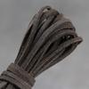 Corda Sottile Piatta in Vera Pelle di Mucca Scamosciata, 5 Metri, 3x2mm, Filo per Braccialetti Fai-da-te, Collane, Corda per Appendere, Cordino Decorativo, Accessori