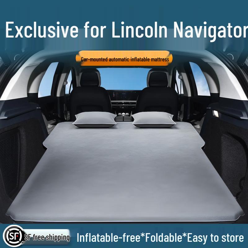 Lincoln Adventure Inflatable Trunk Mattress: Rear Seat Air Cushion Sleeping Pad