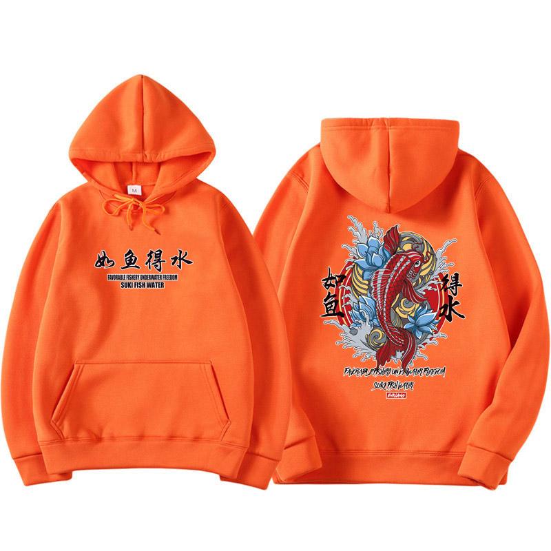 Harajuku Pullovers Hoodie for Men Y2K Cardigan Jacket Female Personality Print Hooded Sweater Streetwear Long Sleeve Sweatshirts