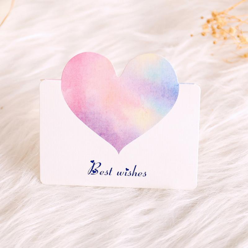 Love Heart Greeting Card Valentine's Gift Card Wedding Birthday Wedding Romantic Invitations Gifts Wishing Postcard