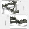 Foldable Flat Gas Tank Bracket Outdoor Stove Gas Tank Holder Canister Tripods Stand Anti Dumping Base Tilting Prevention Shelf
