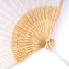 Diameter 40cm Chinese  Vintage Bamboo Fan Bamboo Frame Bamboo Silk Folding Fan  Dancing Party
