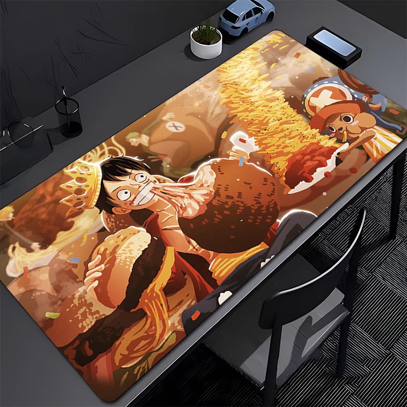 Hot Mouse Pad Computer Speed Type Varpet Mat E-sports Players Laptop Keyboard Pad One Piece Luffy Anime Mousepad Office Desk Mat