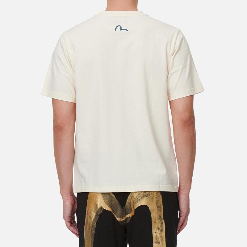 Evisu T-Shirts Men's Crew Neck Moderate Straight Fit 2ESHTM2TS515XXCT