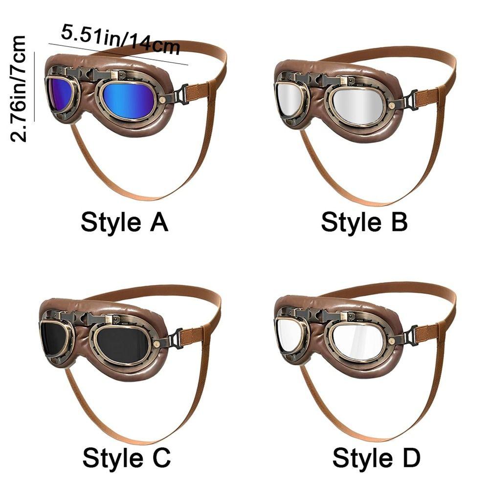 Scratch Resistant Cat Dog Goggles Comfortable Fit Protective Dog Sunglasses  for Dogs Cats