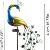 Solar Outdoor Peacock String Lights for Garden Decor