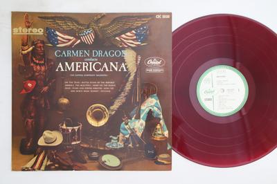 LP Record CARMEN DORAGON, CAPITAL SYMPHONIY O - Americana CSC5030PROMO CAPITOL Japan Classical Used