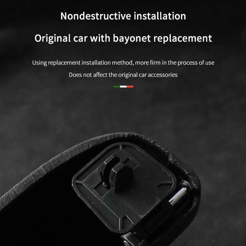 Top Suede Leather Car Glasses Case Holder Sunglasses Frame Storage Box For BMW 5 Series 3 Series 7 Series 1 Series X3X2X1X5X6