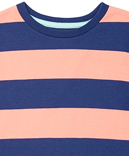 Amazon Essentials 5-Pack Long Sleeve T-Shirts (Formerly Spotted Zebra) Boys, Navy/White/Light Blue, Sizes 130-135