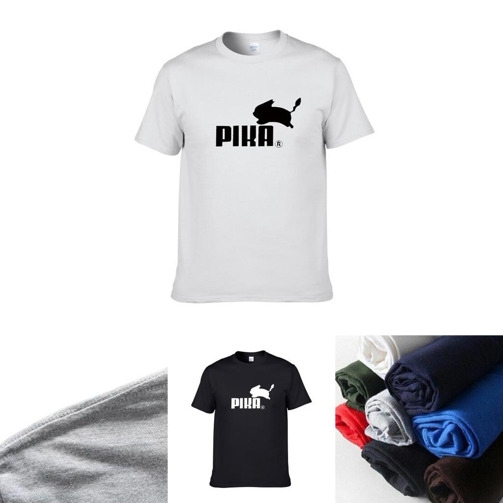 Hochwertiges Pokemon Cartoon Pika Pikachu Lustiges Anime Logo Herren Damen Mehrfarbiges T-Shirt