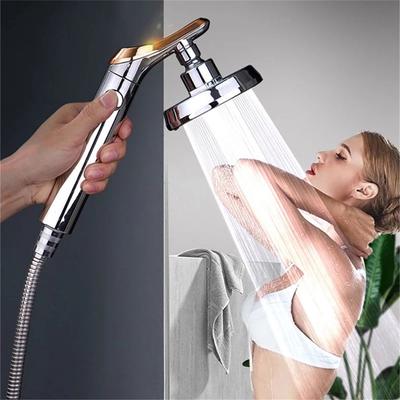One Button Stop Water Adjustable Water Saving Bathroom High Pressure Handheld Shower Head