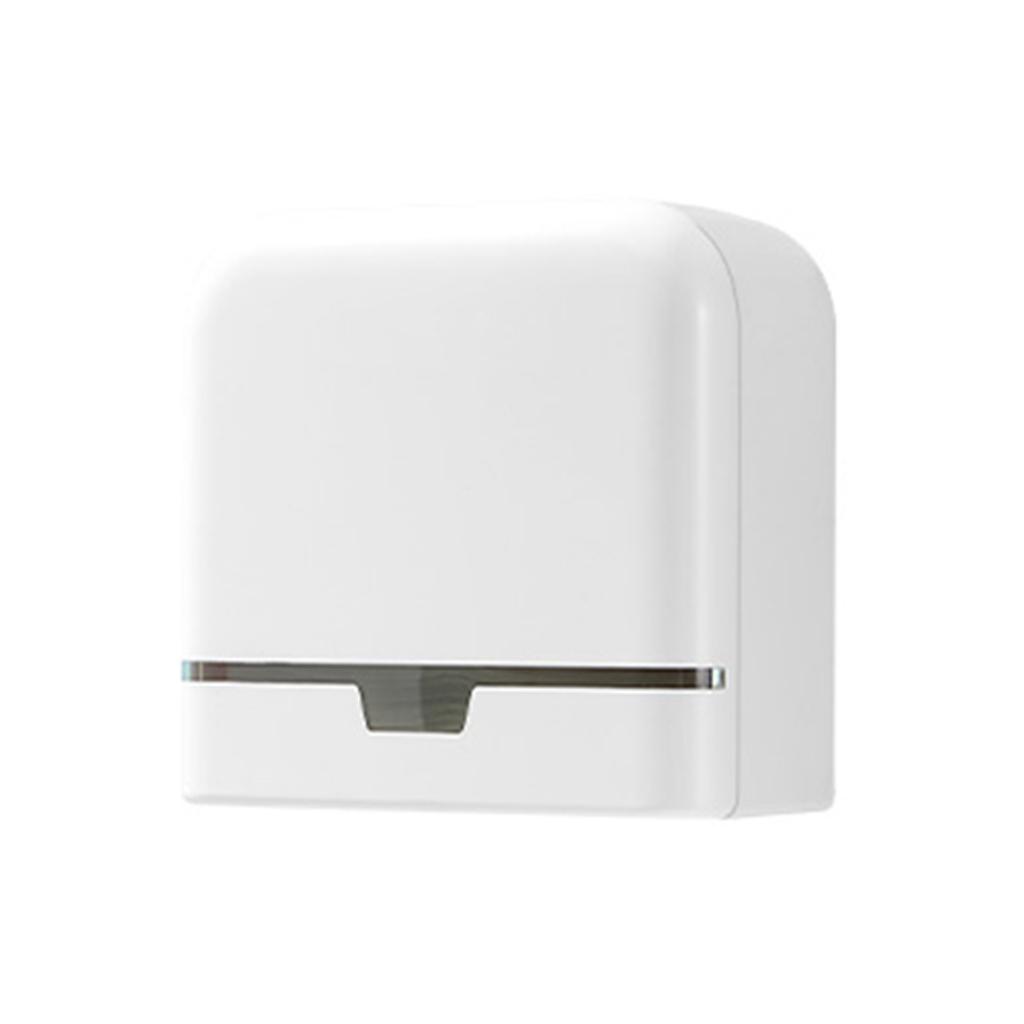 Paper Towel Dispenser Wall Mount Multifold Hand Paper Tissue Holder with Lock Waterproof Self Adhesive Tissue Box for