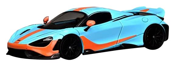 

CM MODEL McLaren 765LT Finished Product 1/64 Orange/Blue синий