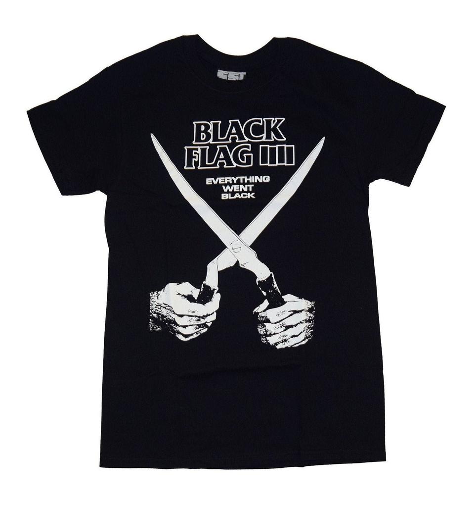 Black Flag Everything Went Black New Men T-Shirt Fully Licensed