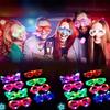 1-60PCS Glow In The Dark Glasses Bulk Led Light Up Glasses Wedding Decor Party Favors Glow Glasses for Kids Adult Party Supplies