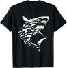 Shark School Grafik T-Shirt Unisex Cool Wissenschaft Meeresbiologie T-Shirt