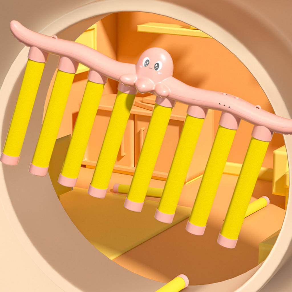 Cartoon Catching Sticks Sensory Toy 3 Level Falling Speed Adjustable Catching Sticks Fun Family Game Toy for Kid