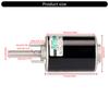 Reversible Electric Gear Motor Low Noise 12/24V 30W Electric Permanent Magnets Motor High Speed Electric Motor