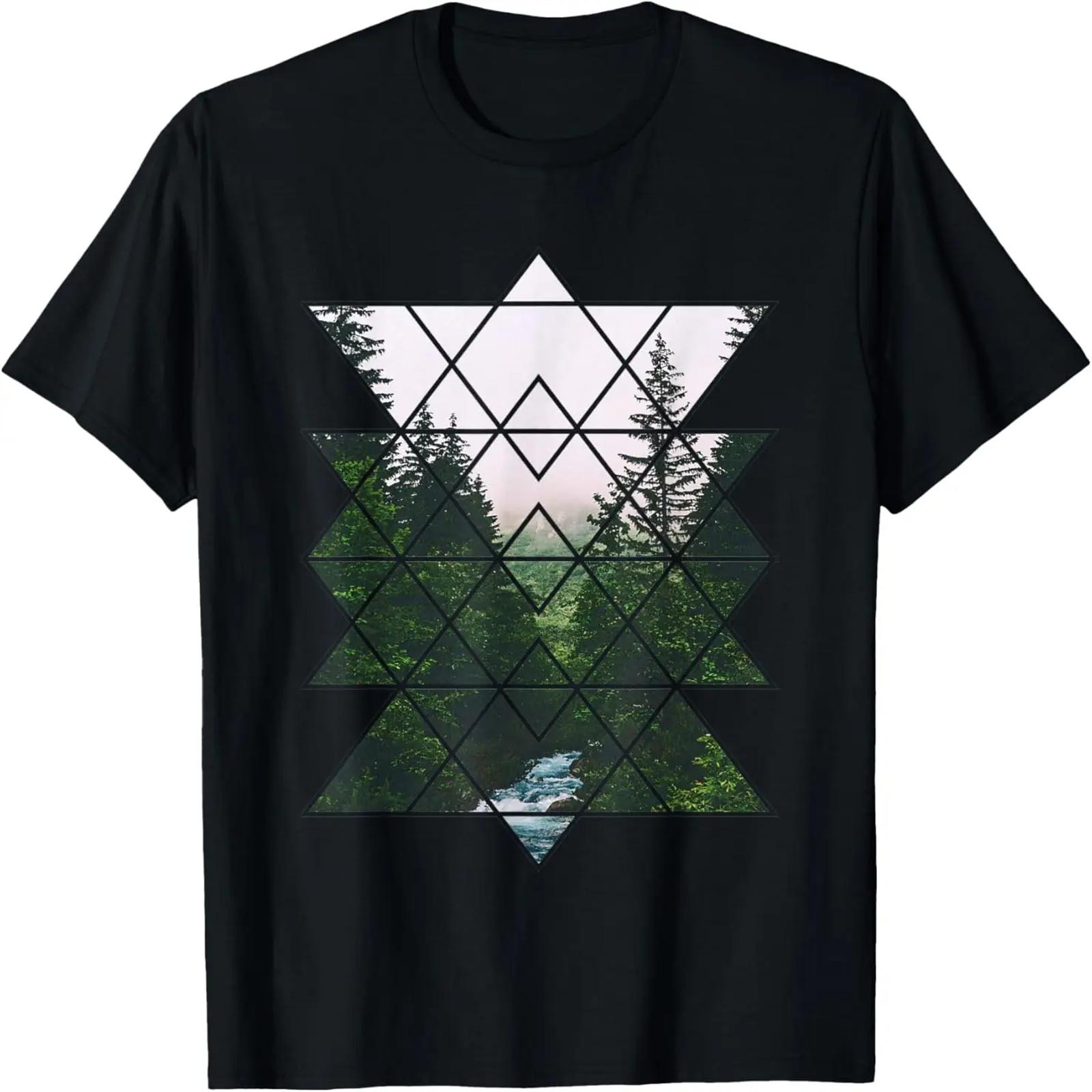 sacred geometric nature design for men & women T-Shirt S