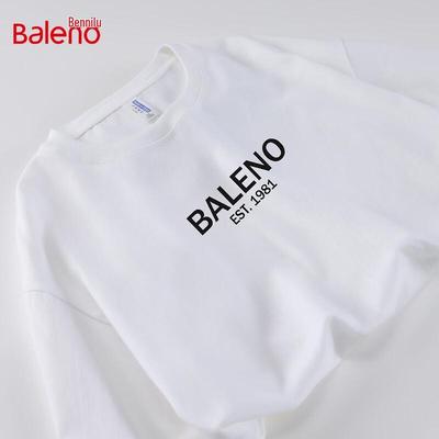 Baleno Men's S&K Series Pure Cotton Loose Fit Short Sleeve T-Shirt