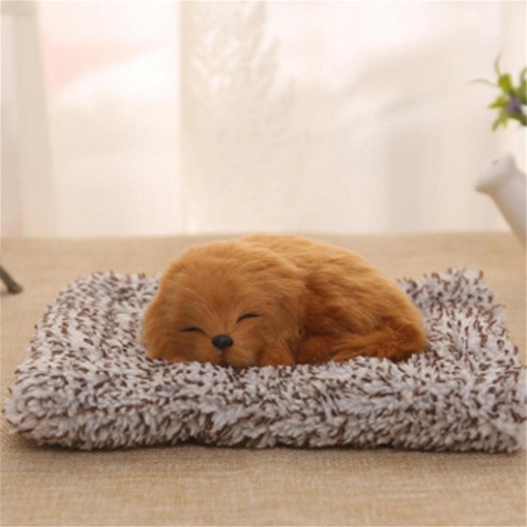 Kawaii Dog Ornaments Cute Lying On Mat Dogs Figurines Home Decor Modern Office Living Room Desk Decoration Crafts Accessories
