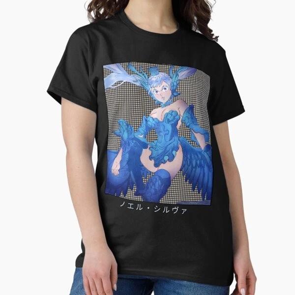 Anime Black Black Lady Silva Doodle Sea Goddess T Shirt Gift For Friends4 S