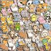 Cute Cartoon Animals Journal Stickers - 100 Sheets for Creative Notebook Decoration