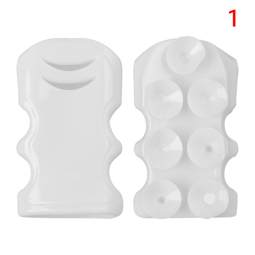 Punch-free Shower Head Holder Removable Reusable Adjustable Silicone Suction Cup Shower Bracket Wall Rack Bathroom Accessories