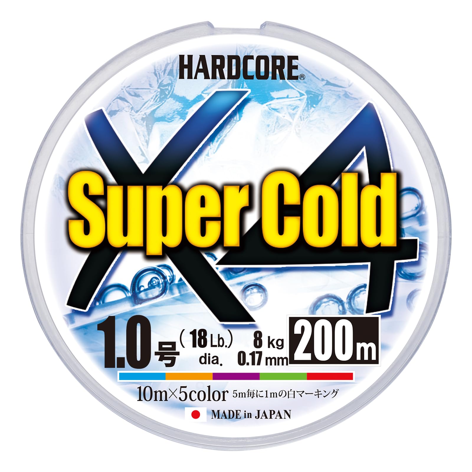 

DUEL HARDCORE Supercold X4 Fishing Line Fishing High High [Fishing Line, Tackle, Strength, Sensitivity]