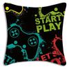 Hot Colorful Game Gamepad Pillow Covers Cartoon Sofa Decorative Home Double-Sided Printing Short Plush Cute Cushion Cover